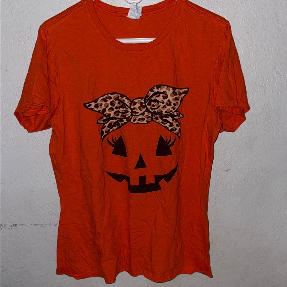 Port & Company Orange Pumpkin T-Shirt